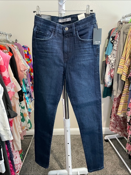 Joe's Jeans Denim - Joe's Jeans Women's Dark Indigo High Rise Skinny Jeans